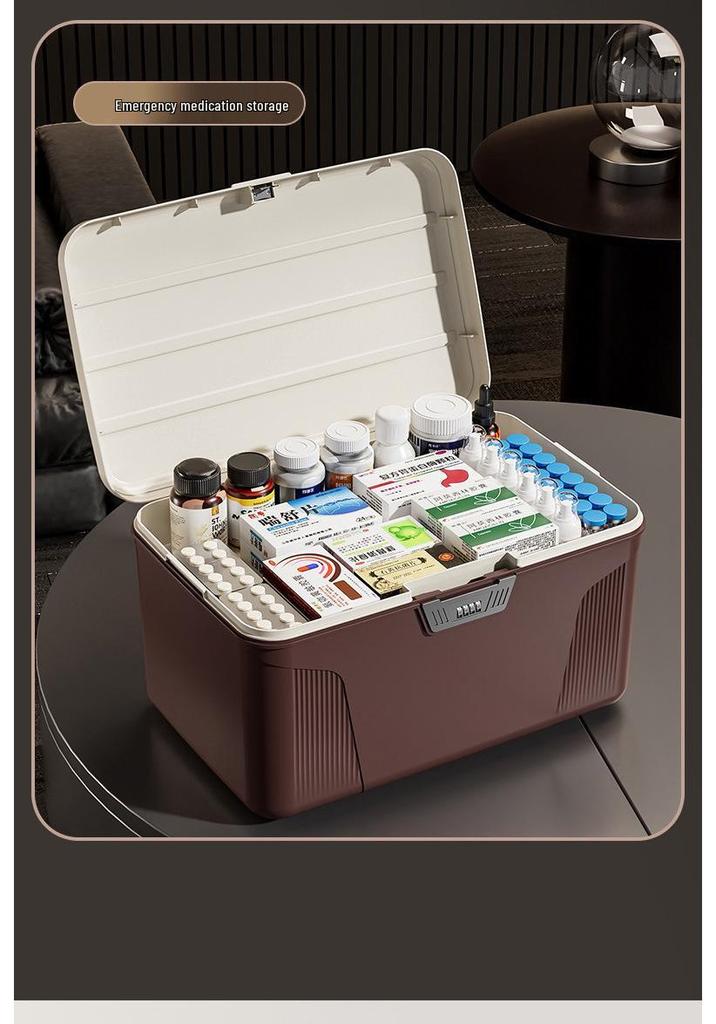 Lockable Password Storage Box for Valuables and Documents