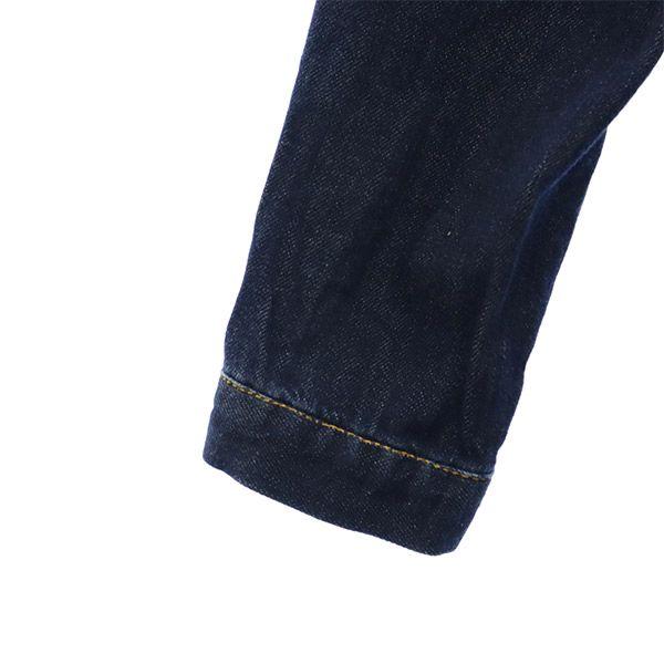 Lily Brown Unused Long Sleeve Frilled Denim One Piece F Navy LWFO181003 Women Used