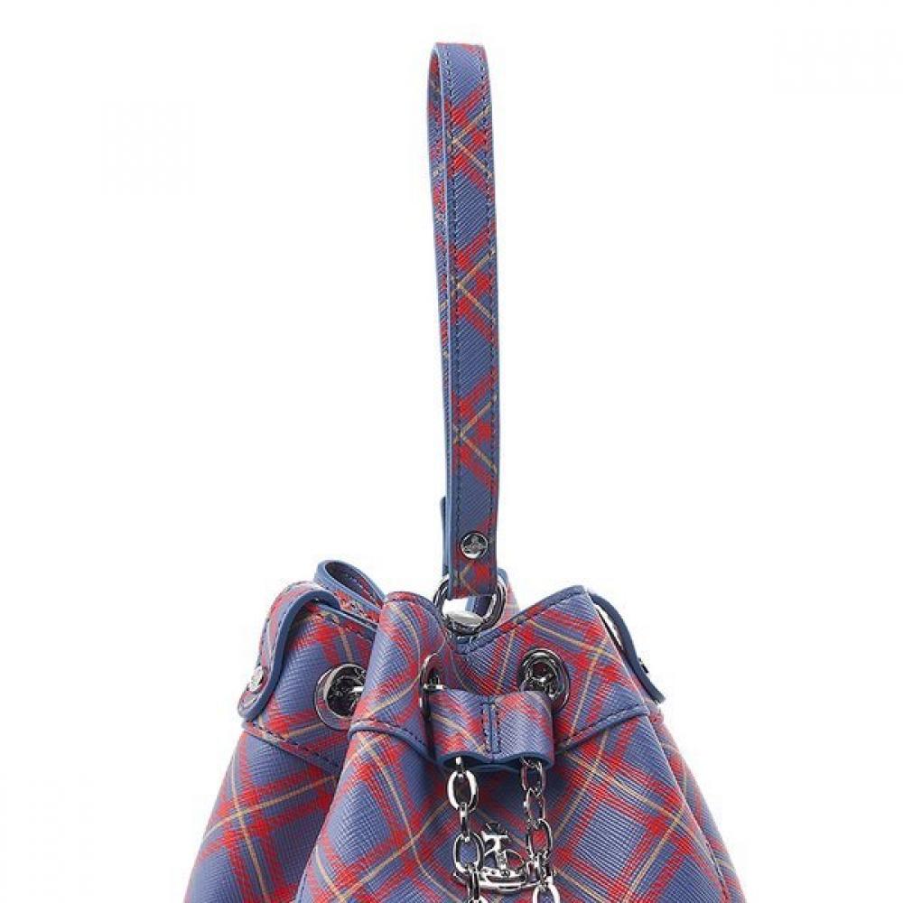 Vivienne WeStwood Damen S Signatur-Karos Schultertasche K302
