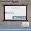 100-Inch Portable Floor-Standing Projector Screen with Stand
