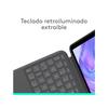 Tastaturhülle - Logitech - Combo Touch - iPad Pro 11" (M4)(2024) - Hintergrundbeleuchtet - Abnehmbar - Flexibler Ständer