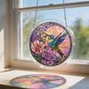 Colorful Acrylic Puzzle Sun Catcher Window Decoration With Metal Chain For Home Gift DIY Art Craft Hanging Sun Catcher Signs