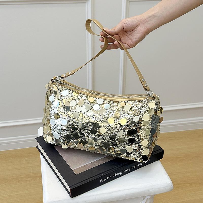 Summer Sequins Fashion Trend Shoulder Underarm Bag Spice Girls Shoulder Underarm Tote Bag