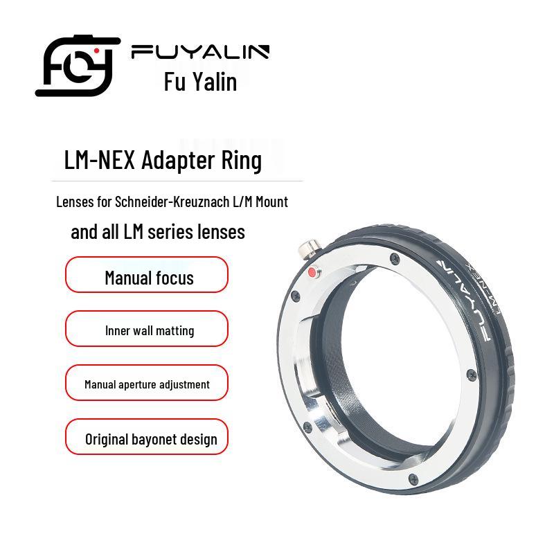 LM-NEX Lens Adapter: Compatible with Leica M-mount lenses for Sony Mirrorless NEX A7 E-mount cameras.