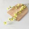 Artificial Crabapple Blossom Stem Realistic Faux Begonia Vine Branch Long Stem Fake Flowers for Spring Summer Indoor Wedding Home Table Centerpiece