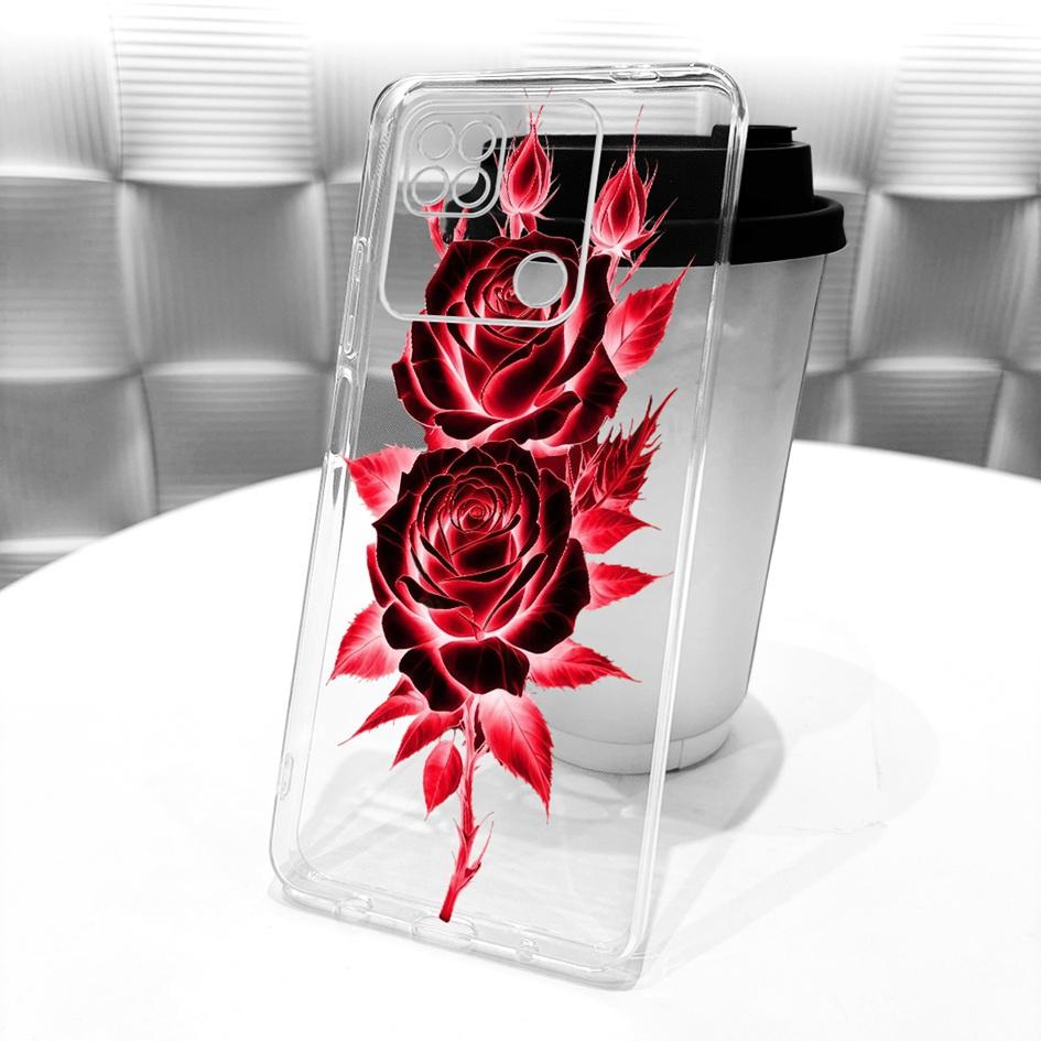 For Xiaomi Redmi 10A Case Popular Flower Bowknot Soft Clear Silicone Phone Cover For Xiaomi Redmi 10A Sport Funda Redmi10a Shell