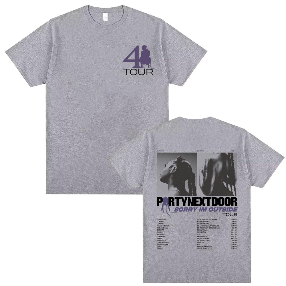 Rap Party Nextdoor Real Womens Journey Merch Tshirt Party NEXTDOOR 4 Graphic Tshirt Mens Fashion Cotton Hiphop Tshirt