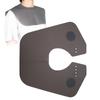 Professional Silicone Waterproof Hairdressing Shawl Barber Shop Hair Cutting Dyeing CapeBlack