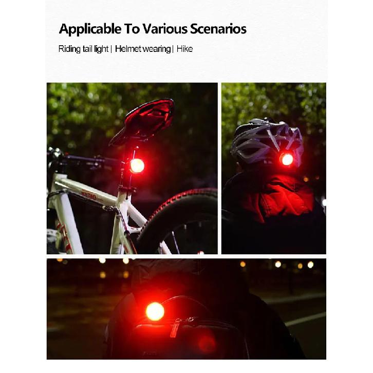 Bicycle Front Rear Light Bike Warning Taillight USB Rechargeable LED Bike Light Waterproof MTB Cycling Lamp Bike Accessories