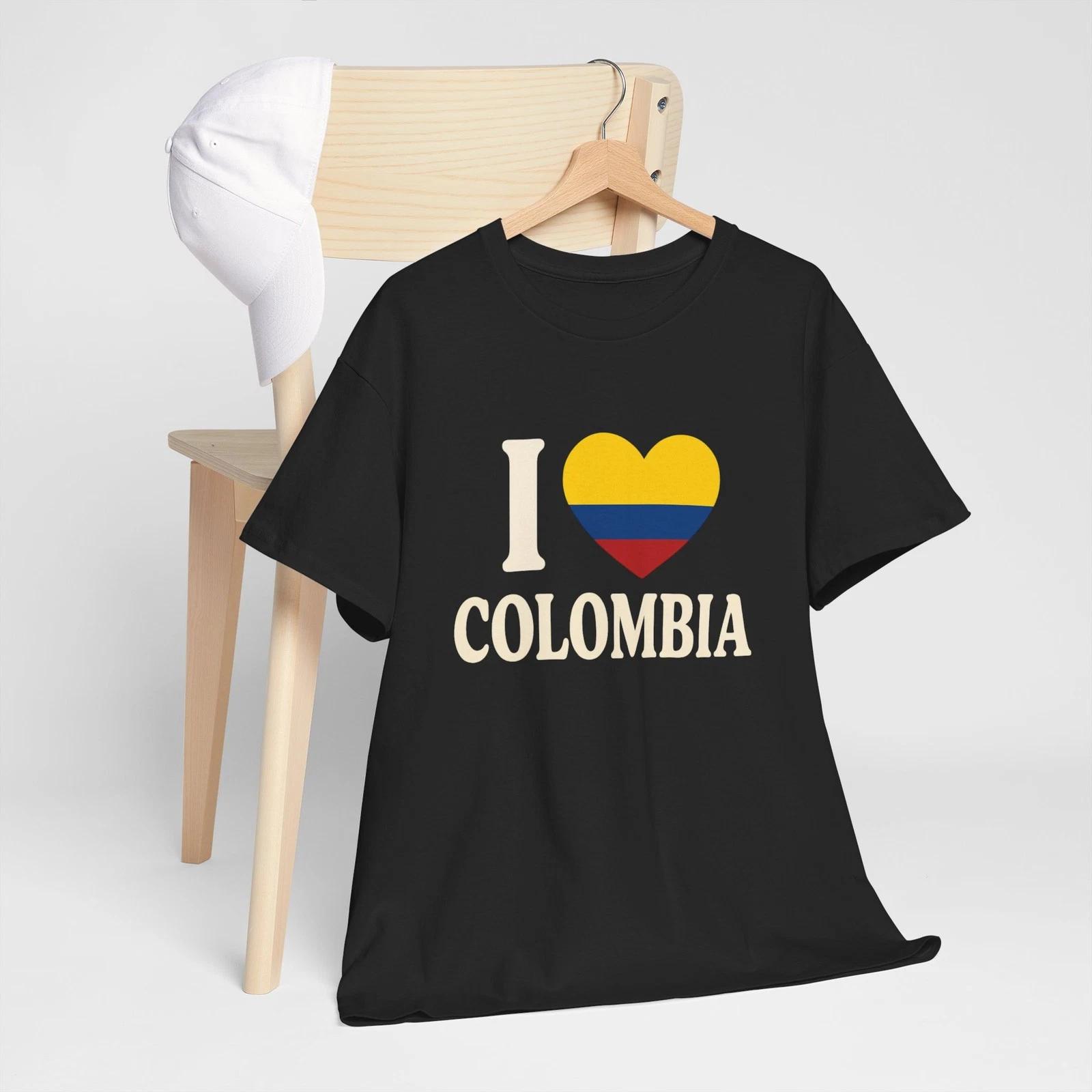 I Love Colombia Tee - For Travelers, Cultural Events, Gifts for Colombians 4XL