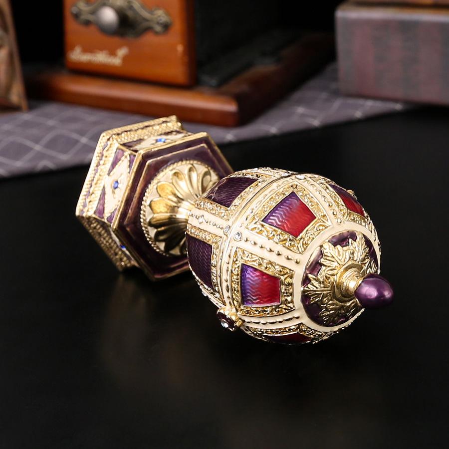 Creative Style Easter Egg Jewelry Box Easter English Style Egg Jewelry Box Ornament European Handicraft