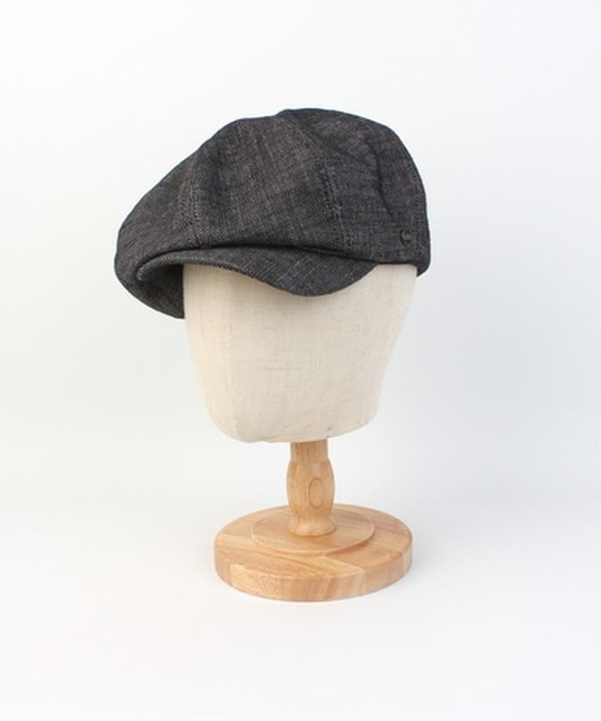 Yunibeosyeolkemiseuteuli Overfit Logo Black Newsboy Cap
