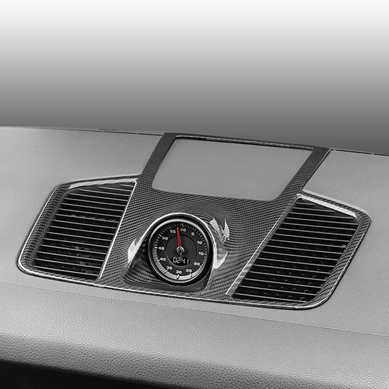 Porsche Cayenne Dashboard Carbon Fiber Vent & Compass Frame Without Compass