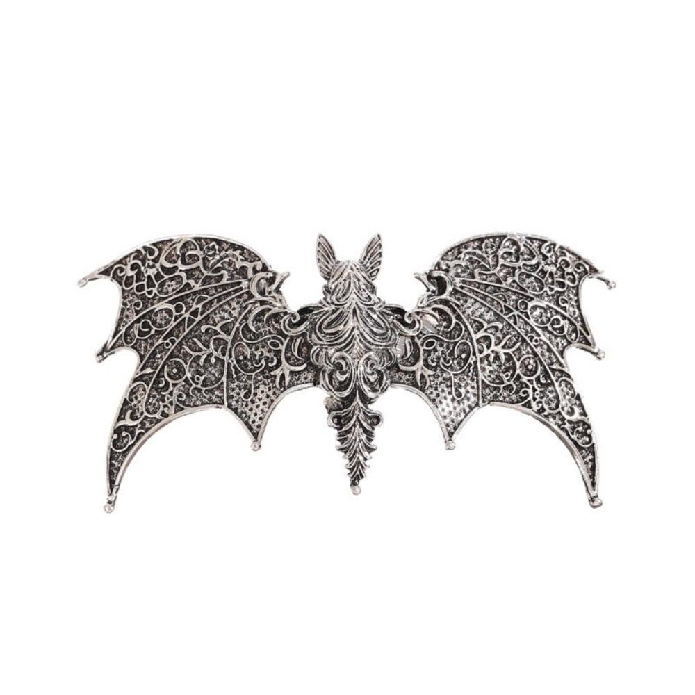 Hollow Pattern Bat Spring Clip Gothic Style Hairpin Fashion Halloween Hair Clip Mother's Day