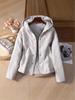 Winter 2025 Women's Thick Hooded Cotton Jacket - Simple, Loose, Padded Outerwear
