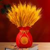 Golden Barley Ear Faux Flower Arrangement for Home Decor - Perfect for Living Room, Dining Table, Weddings & Special Occasions
