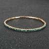 9Pcs Stackable Elastic Crystal Bead Bracelet Rhinestones Handchain Fashionable Stretch Wristchains Jewelry for Women