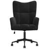 Vidaxl Armchair, Black, Upholstered In Velvet