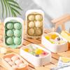 Silicone Ice Hockey Ball Mold - Mini Round Ice Cube Tray for Home
