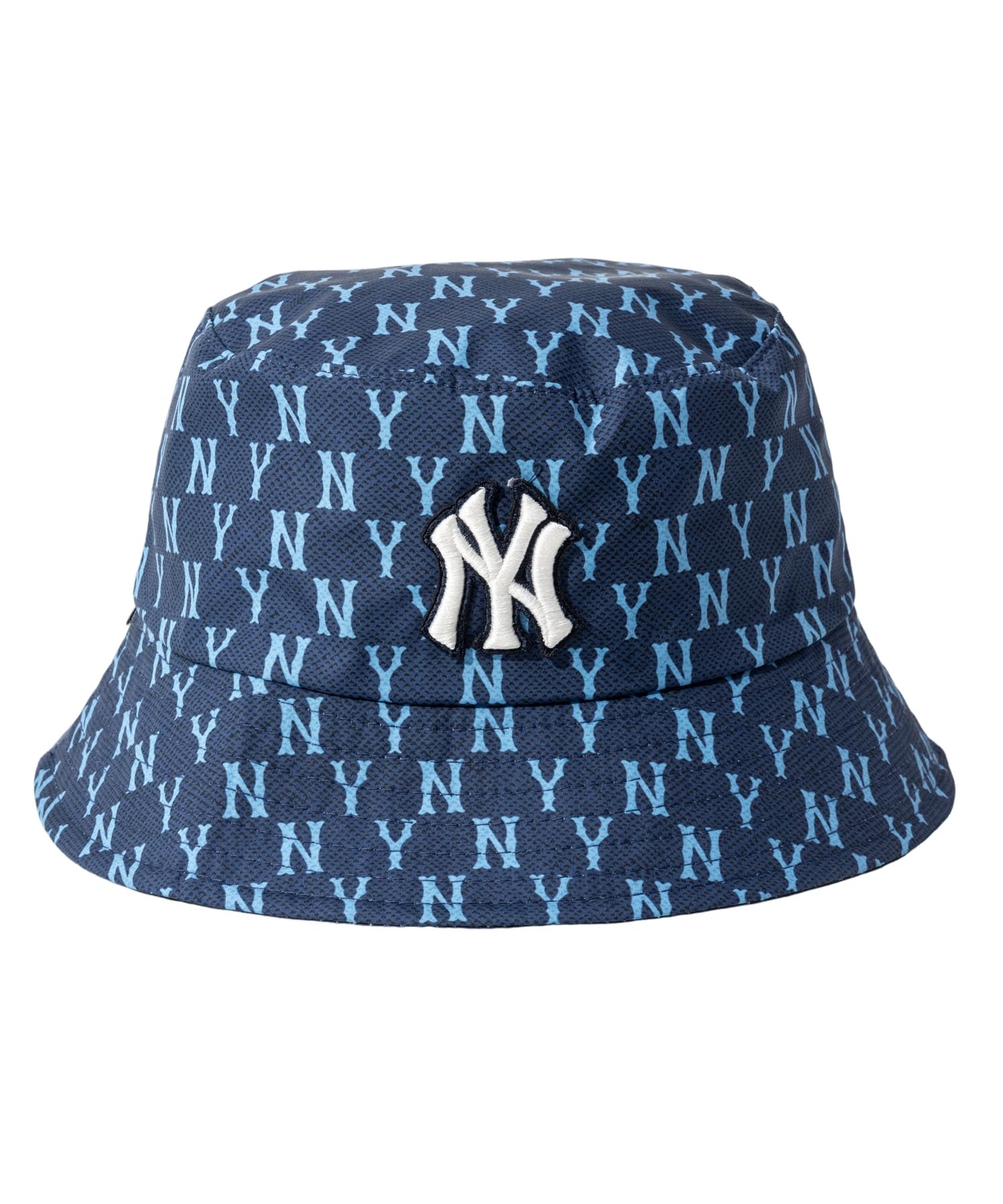 MLB Korea панама 3AHTM022MONOGRAM CLASSIC REVERSIBLE BUCKET HAT СИНИЙ Размер бренда: 59H  Японский размер (ок.): M [Код товара]