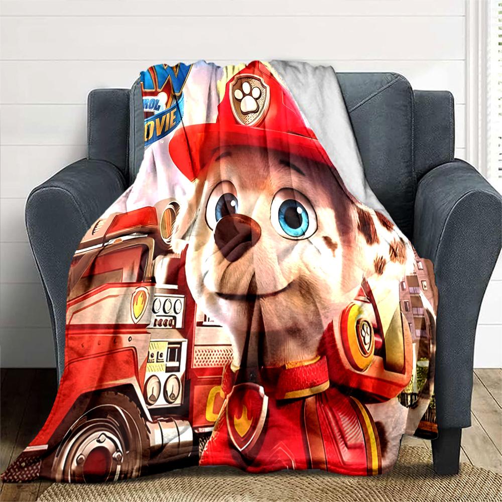 1pc Paw Paw5 Blanket, Gift, for Men and Women, Soft Blanket, Good for Sofa Bed Couch Travel, Lightweight Flannel Blanket