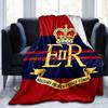 Königliche Pioniere Wappen Emblem Decke Geeignet für Sofas, Betten, Büros und Camping - Perfektes Geschenk für Halloween Weihnachten