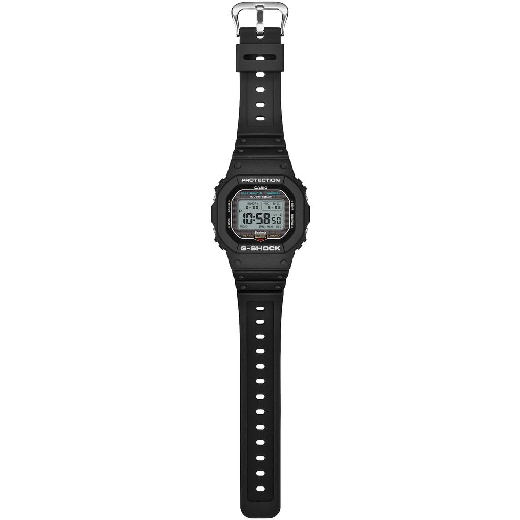 Casio Męski zegarek G-Shock zasilany energią słoneczną i synchronizowany radiowo, wyświetlacz MIP LCD, Bluetooth, przyjazny dla środowiska, czarny, GW-BX5600-1JF [Model japoński]