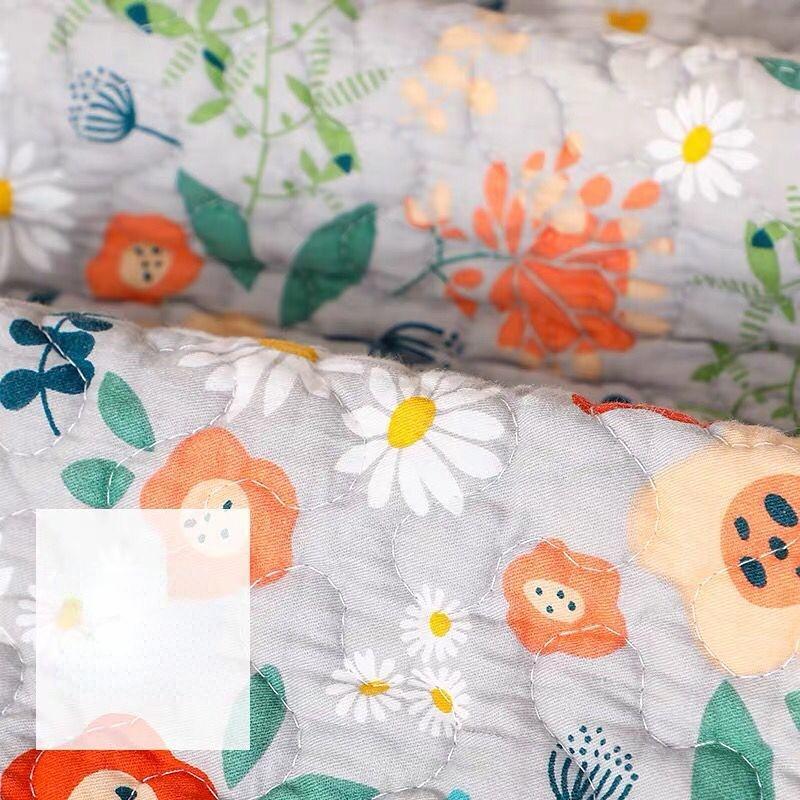 Neuer Koreanischer Pastoral Köper Baumwolle Waschbare Baumwolle Patchwork Sofakissen Vier Jahreszeiten Stoff Waschbar Quilting