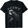 Black Crow, F-Caw-F Funny Black Bird Moon Gothic Adult Humor T-Shirt