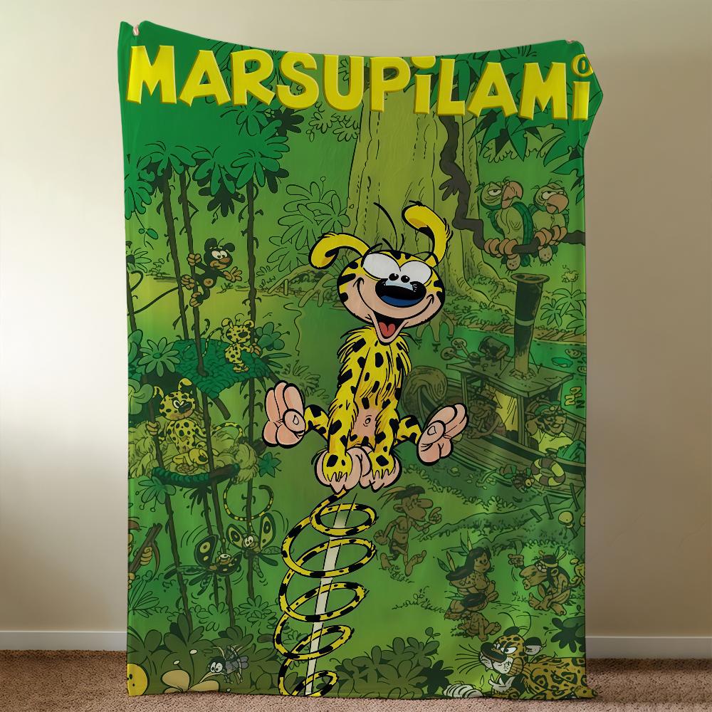 Lustige Niedliche M-Marsupilami Cartoon Decke Weich Warm Flauschige Überwurf Super Kinderspielzeug Bett Sofa Auto Kinderbett