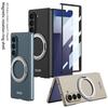 Galaxy Fold 7 Protective Cover with Tempered Glass Film Samsung Z Fold 7 6 Magnetic Rotating Bracket Wireless Charging Phone Case