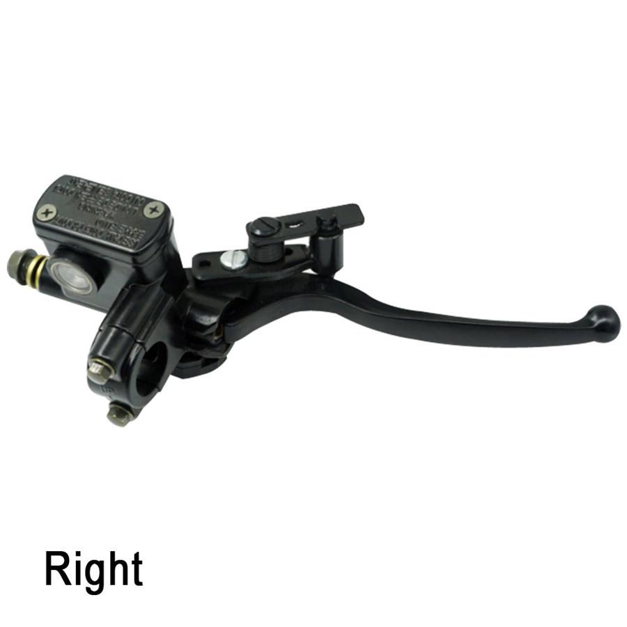 One Pair 7/8" 22Mm Motorcycle Hydraulic Brake Pump Master Cylinder Black Disc Brake Lever For Motorcycle Motorbike Atv Sport Dirt Electric Bike Interr
