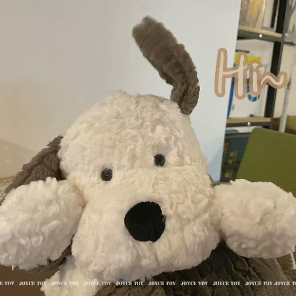 Per Tutte le Età Design Realistico Peluche Super Morbido Soffice Cane Piccolo di Peluche con Imbottitura in Cotone PP per Compleanno Sollievo dallo Stress