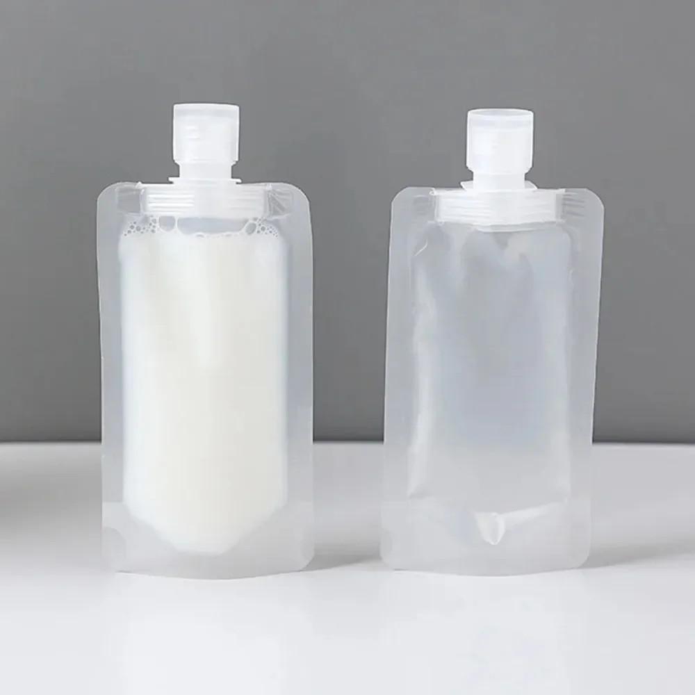 5Pcs Travel Empty Squeeze Bags Lotion Dispensing Bag Refillable Shampoo Toiletries Conditioner Liquid Cosmetic Storage Pouches