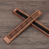 Wenge Wood Incense Burner Box with Scroll Cloud Pattern