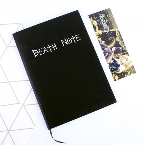 Death Note Notebook with Brush, Large Cosplay Notebook, Costume Accessory, Bungo Stray Dogs, A5 Size, Stationery, for Students and High School Student