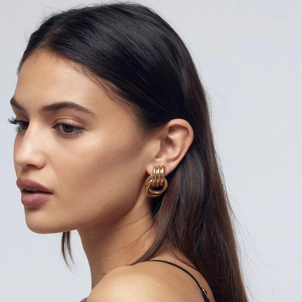 Aesthetic Design Drop Earrings Twist Knot Stud Earrings Women's Dangle Earrings  Bridal