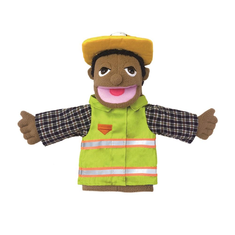 New 36cm Cartoon Profession Attire Series Hand Puppet Plush Toys Doctor Police Officer Nurse Doll Parent-child Educational Toys