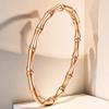 High-End Women's Stainless Steel Bracelet - Non-Fading, Titanium Steel, Elegant Buckle Jewelry