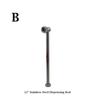 Party Keg Dispenser Upright Picnic Pump Rod 12/17.5inch Stainless Steel 304 Standard US Faucet Ez-Tap Keg Party Dispensing Kit