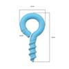 50/100Pcs Iron Spray Painted Small Eye Screw Hooks Clasps Eye Pin For Pendant Eyelet Hooks Fit Drilled Beads DIY Jewelry Making