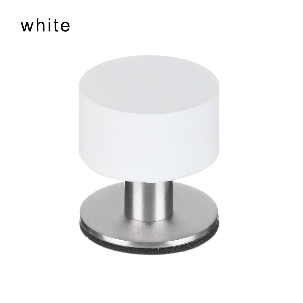 Stainless Steel Rubber Stopper Self Adhesive Door Stopper Practical Non Punch Rubber Floor Protector High Quality Door Stop Tool