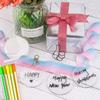 Personalized 50x 2'' Blank Clear Acrylic Rounds with Hole Transparent Acrylic Blank for DIY Project Craft Jewelry Making