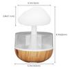 Rain Cloud Humidifier Rain Colorful Mushroom Cloud Raindrop Atmosphere Lamp Night Light Essential Oil Small Aromatherapy Machine