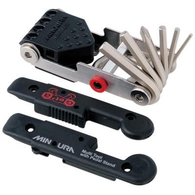 MINOURA Bicycle Tool Portable Tool with Pedal Stand Black 15x10x3cm HPS-9 Get'A