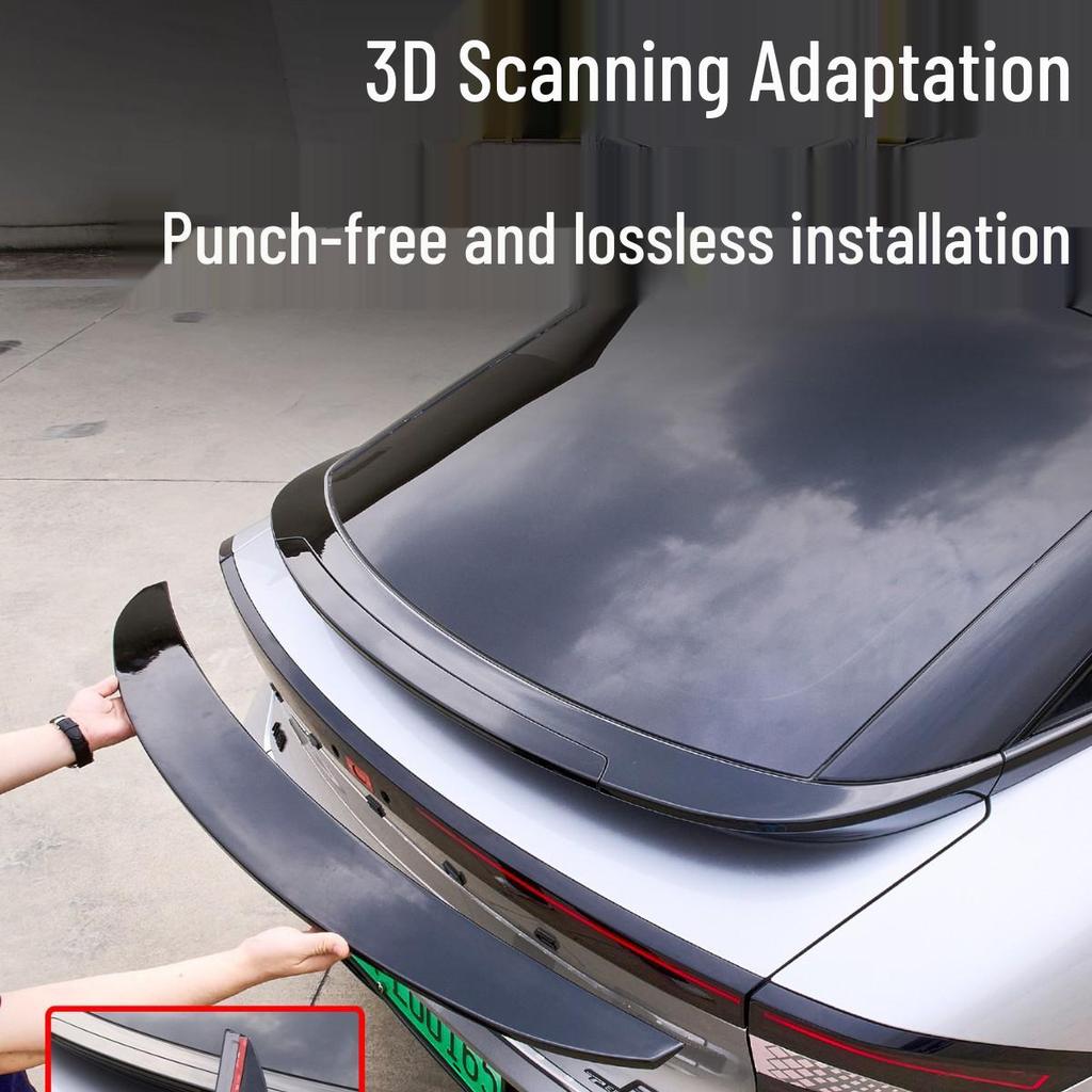 Xiaopeng P7+ Sport Rear Spoiler Wind Deflector - No-Drill Exterior Car Accessory