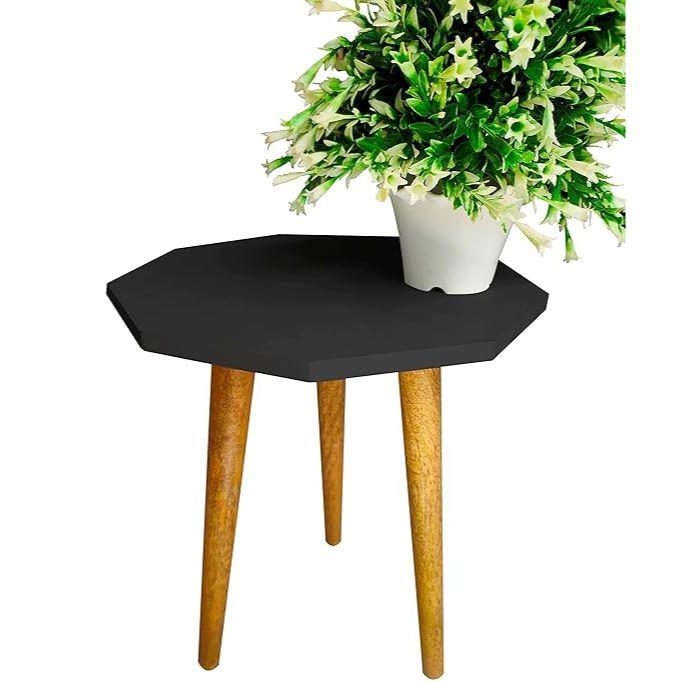 Beautiful Antique Wooden Fold-able Side Table/End Table/Plant Stand/Stool Living Room Kids Play Furniture Table Round Shape