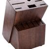 Kitchen Cutter Holder 14-Slot Wooden Organizer Cutter Holders For Counter Top For Kitchen Scissor Sharpenner Counter Top Home