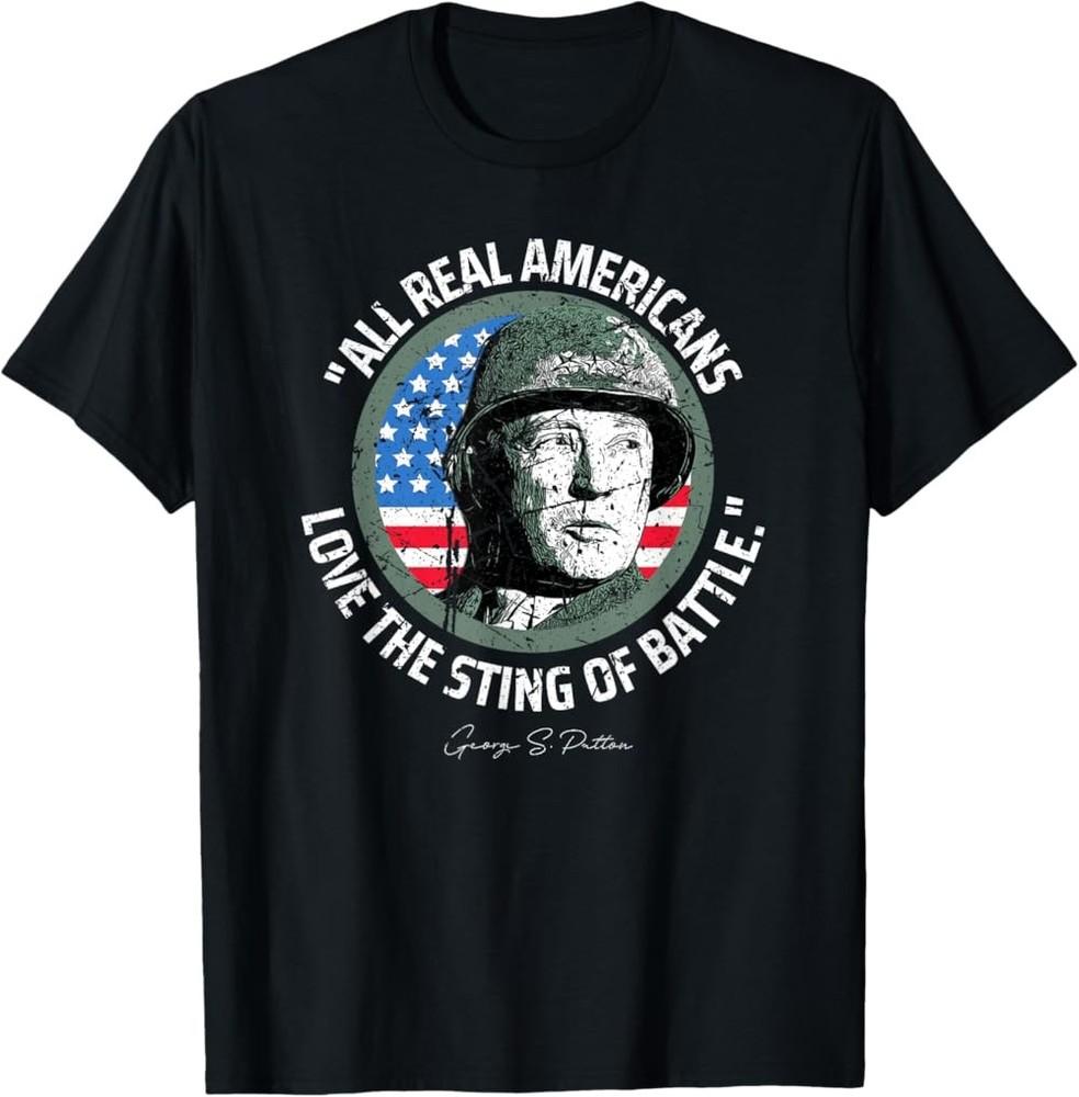 NEW LIMITED General Patton #034;Sting of Battle#034; ProTrump Political TShirt Unisex T-Shirt