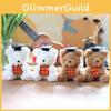 Bear Small Plush Keychain Pendant With Short Bags Ornament Casual Gifts Doll